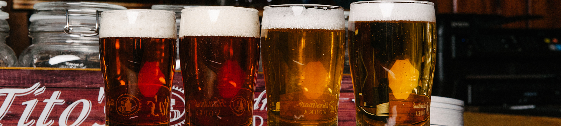 A photograph of beer