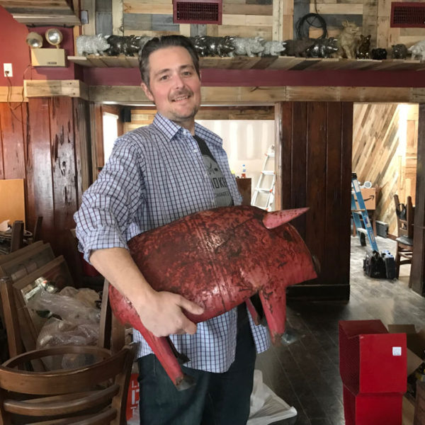 A photograph of pit master Anthony Valois